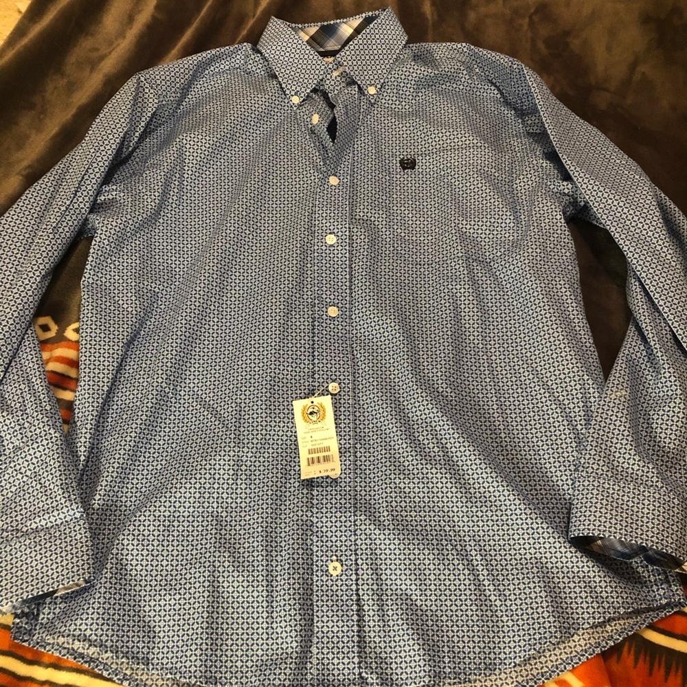 Men’s Cinch Long Sleeve Button Up
